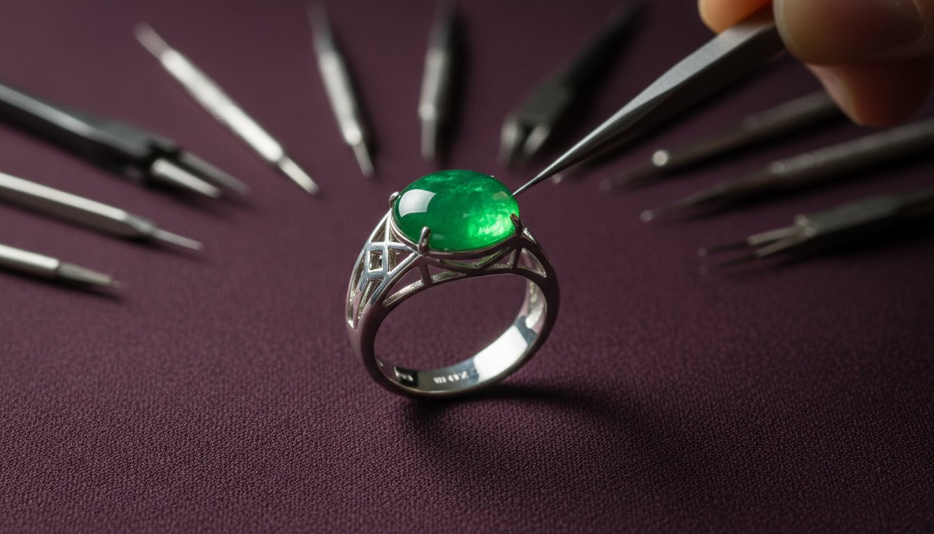 18K金鑲嵌全攻略：為何它是翡翠與和田玉的最佳拍檔？