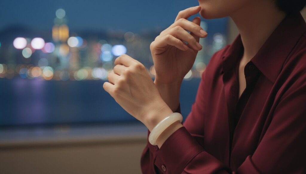 和田玉手鐲戴哪隻手？從傳統寓意、中醫穴位到現代美學的深度佩戴指南