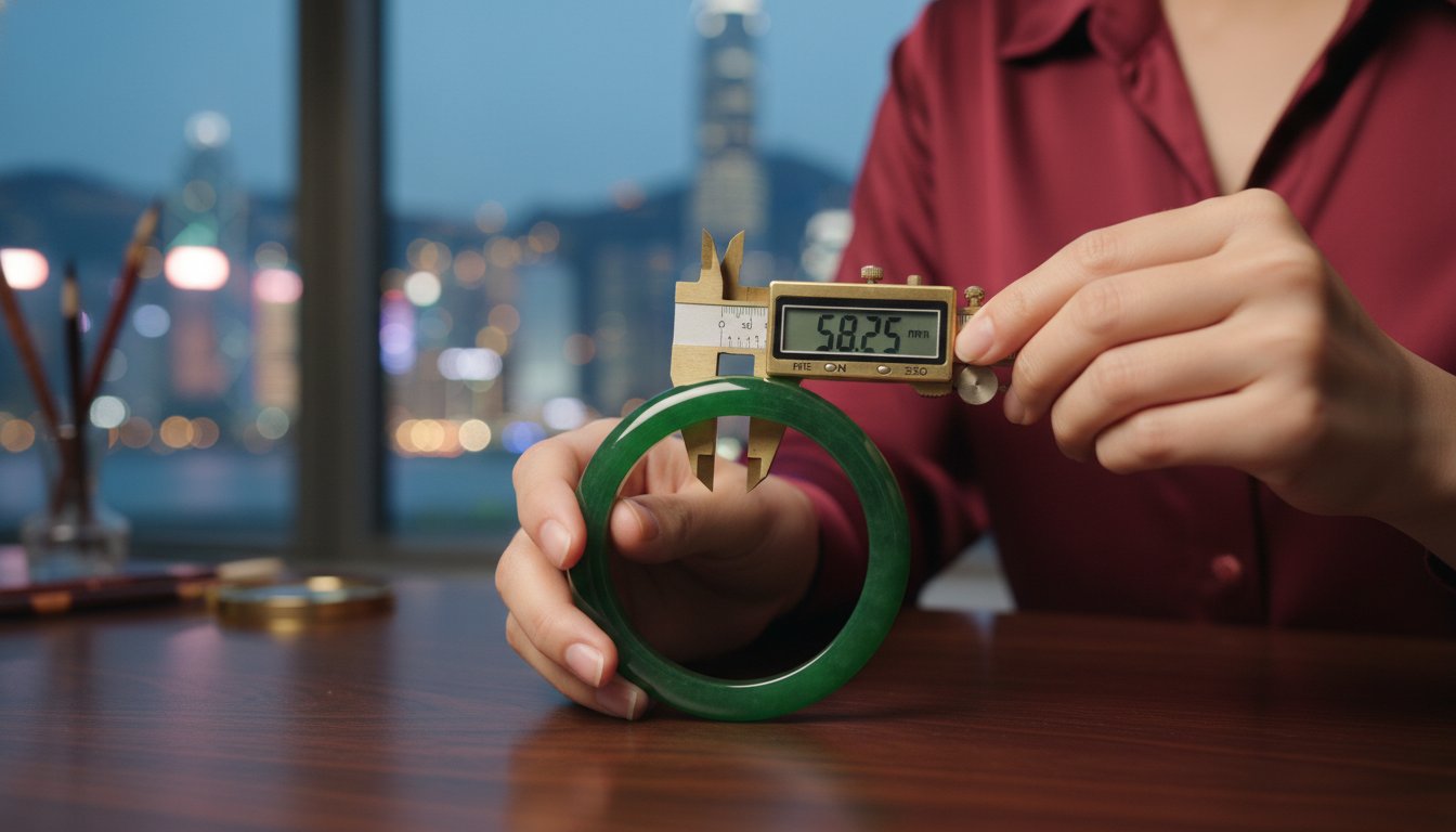 如何量度翡翠手鐲圈口？完美尺寸測量指南與圈口對照表