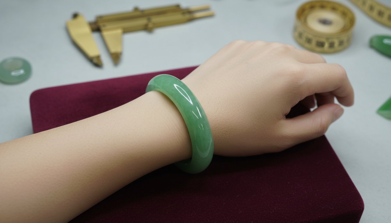 貴妃鐲尺寸怎麼選？2026 翡翠手鐲圈口換算與測量全攻略