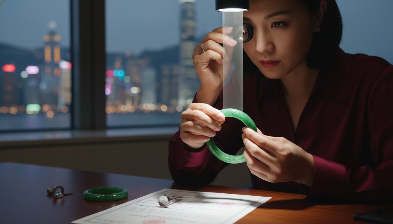 香港翡翠鑑定全攻略 2026：專家教您看懂證書，守護您的珍寶靈氣